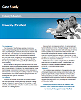 Estudo de caso sobre Sinalização Digital: Universidade de Sheffield